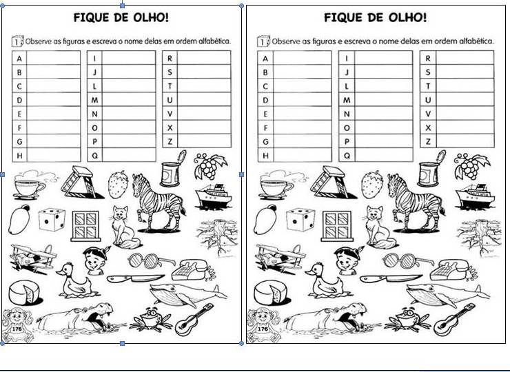 Atividades De Ordem Alfabetica 3o Ano Fundamental