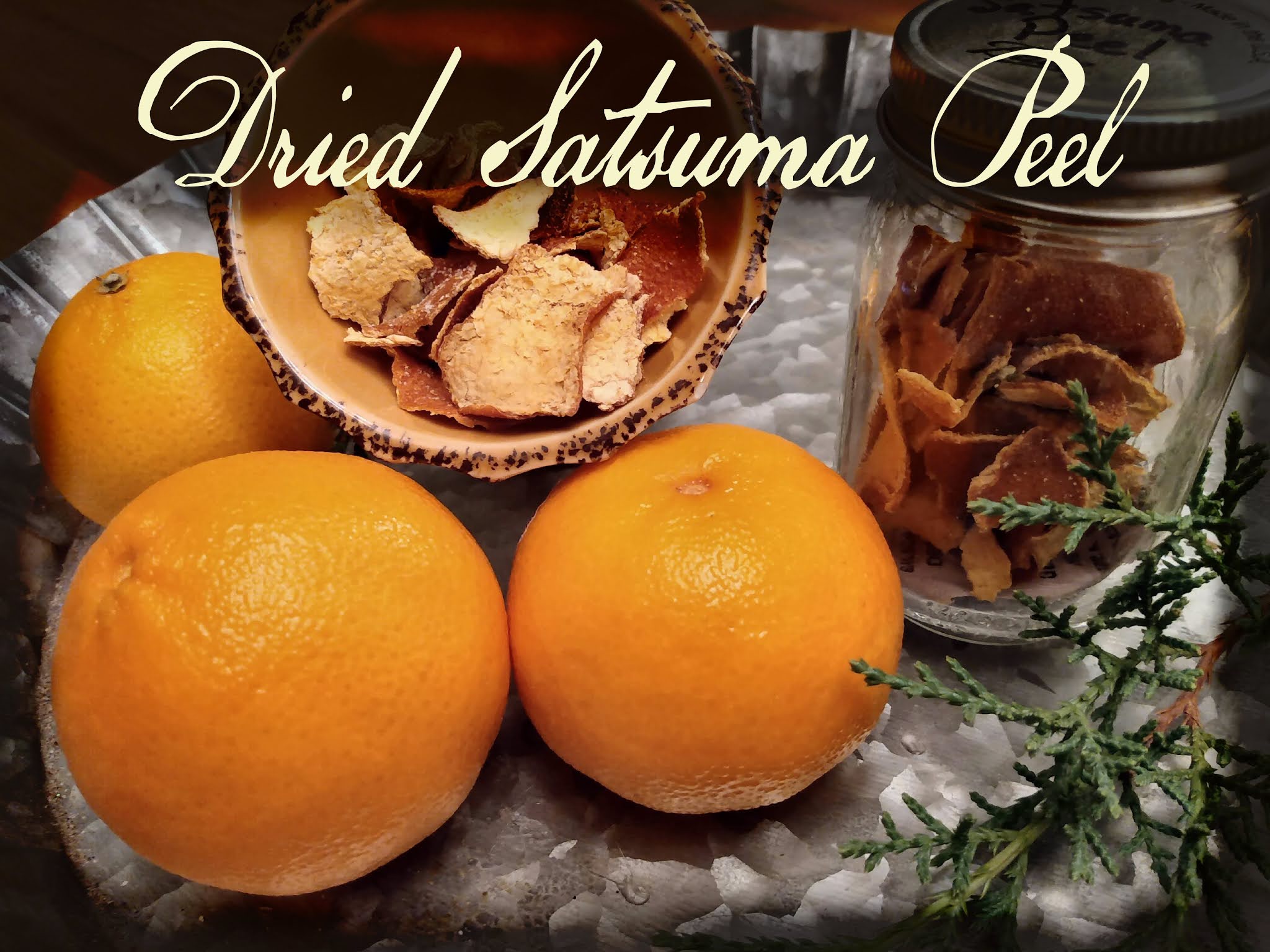 The Merry Needle Simple Gifts Dried Satsuma Peel