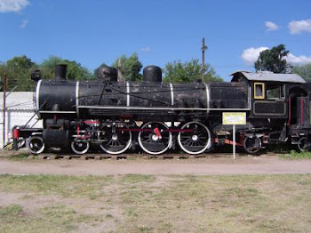 Locomotora de vapor del tren del Presidente de Renfe años 50