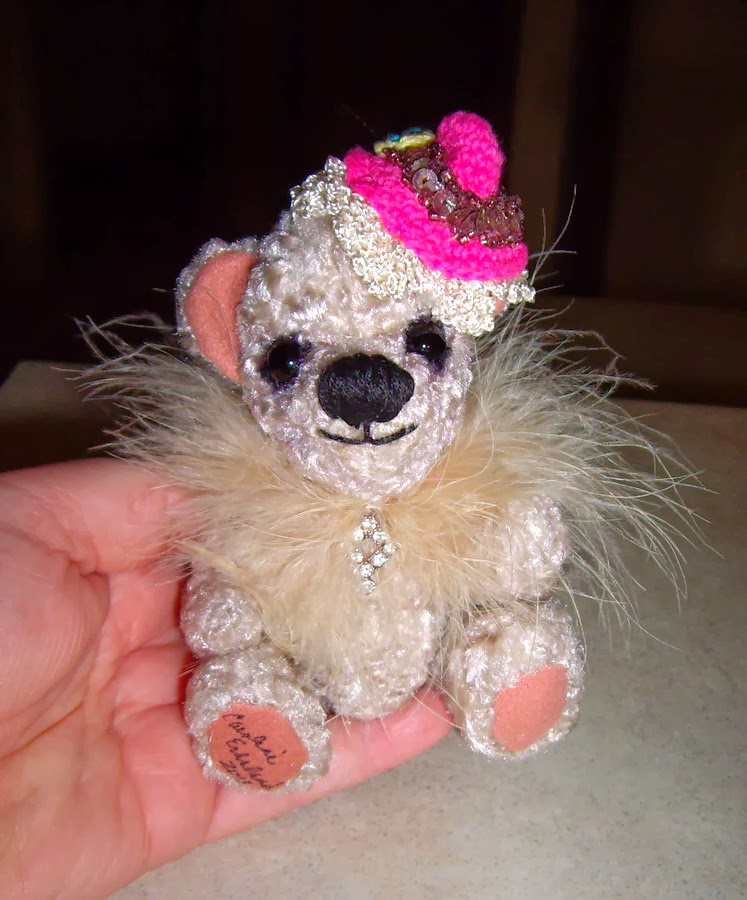 Carolines Handmades, Handmade DOLLS Hand Teddy Bear created Oct. 2013