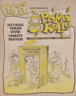 Pişmiş Kelle 1. Sayı Kapağı (2 Mart 1990)