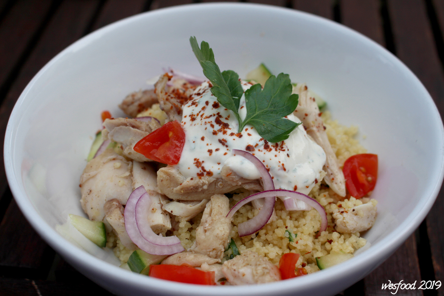 WesFood - Herr Westerhausen kocht ...: Couscous mit Huhn und Minz ...