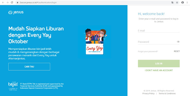 Aplikasi Jenius Lemot Begini Cara Login Jenius Via Web