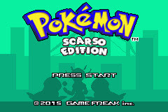 Pokemon Scarso Edition Cover,Title