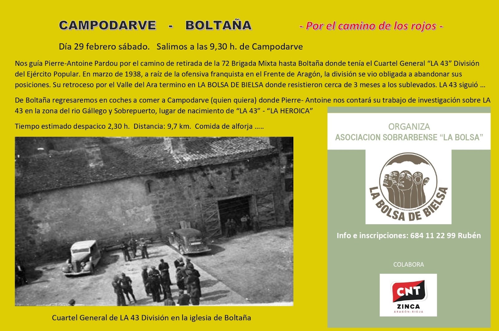 LA BOLSA DE BIELSA CAMINO DE LOS ROJOS / 72 BRIGADA MIXTA