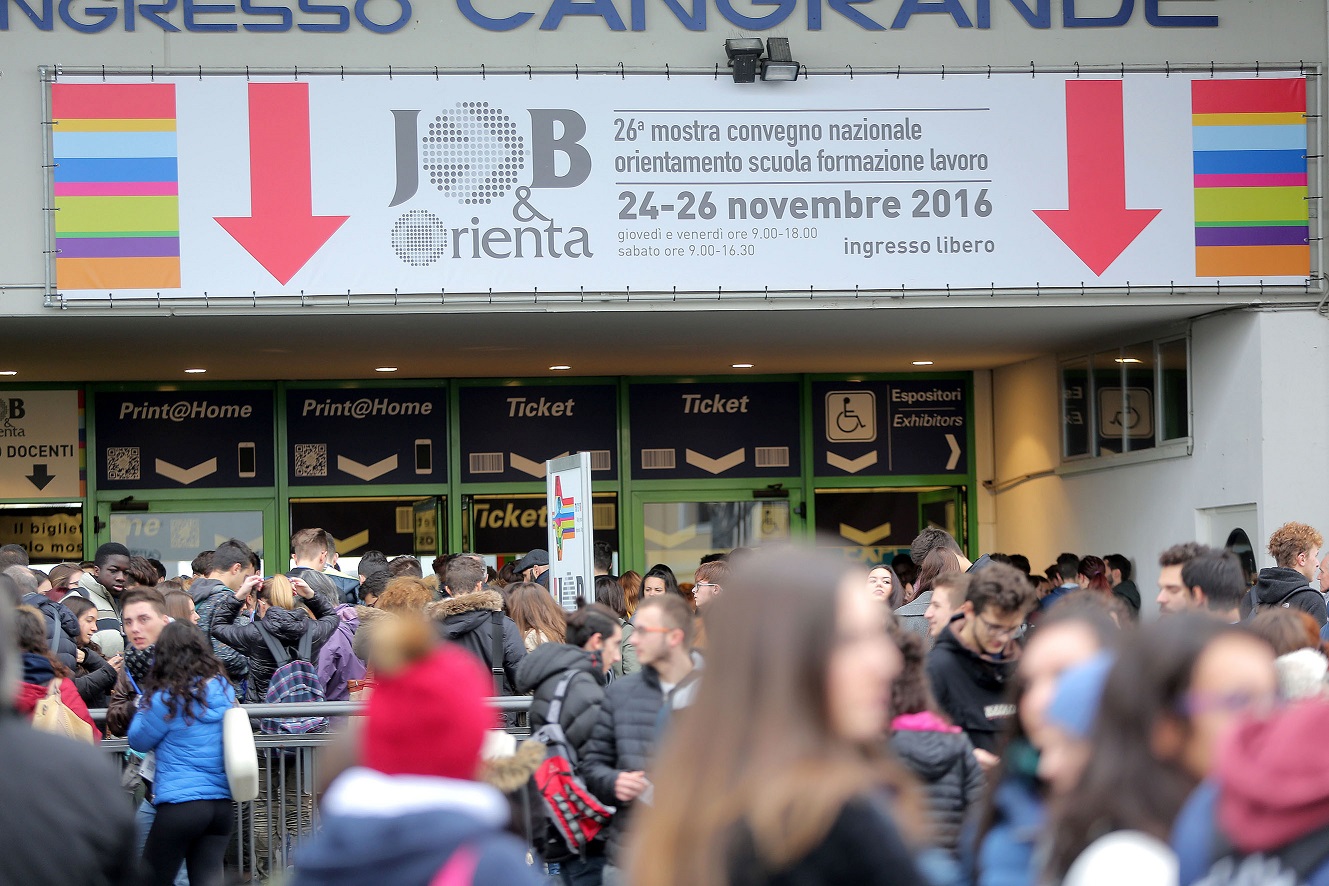 Formazione e Lavoro JOB&ORIENTA 27A EDIZIONE dal 30 novembre al 2 dicembre a Verona, il salone