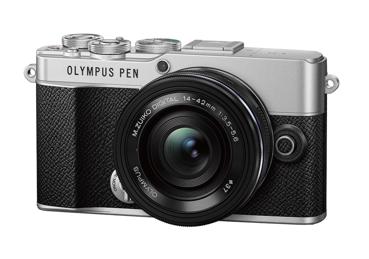 Olympus Pen E-P7, черный с серебристым