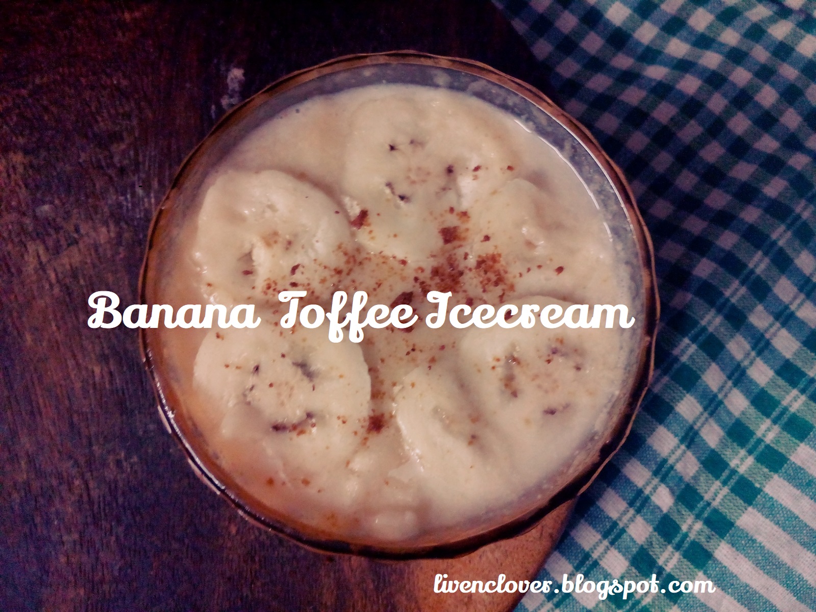 Banana Toffee ice cream