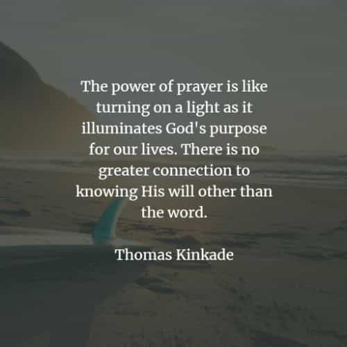 Prayer quotes and sayings that demonstrate its power