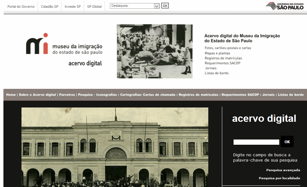 Museu da Imigração em São Paulo Brasil