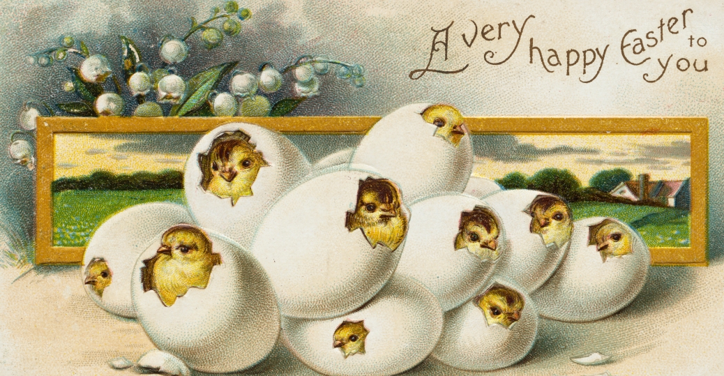Cartoline D Epoca Di Auguri Di Buona Pasqua Vintage Easter Postcards Tutt Art Pittura Scultura Poesia Musica