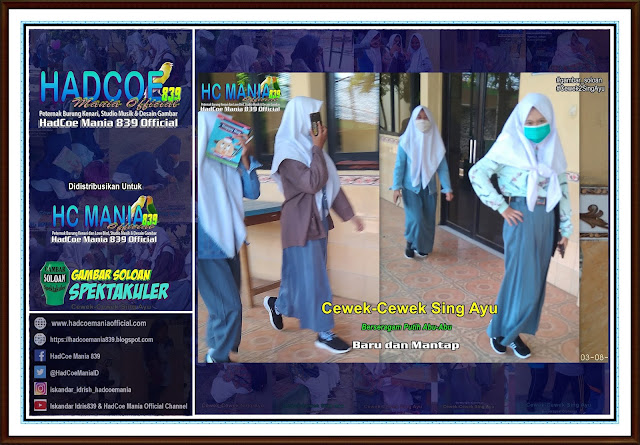 Gambar Soloan Spektakuler Terbaik - Gambar Siswa-siswi SMA Negeri 1 Ngrambe Cover Putih Abu-abu - 11