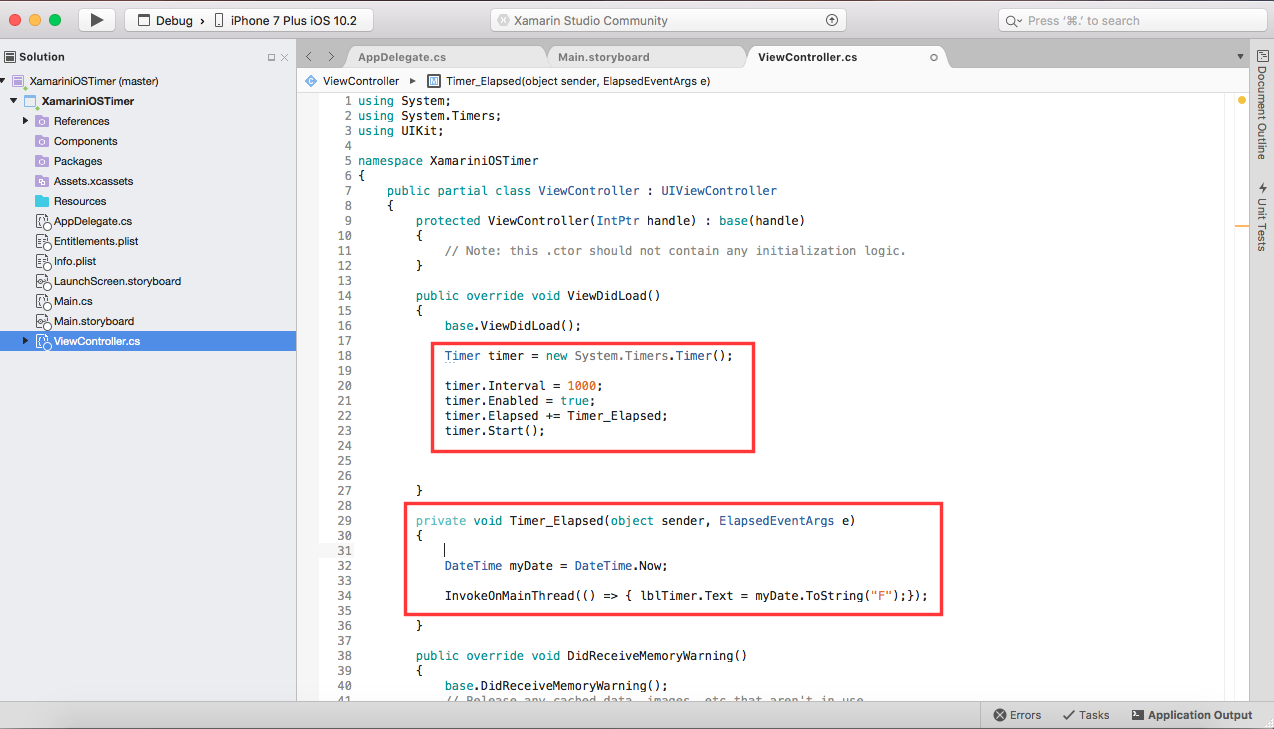 Xamarin Monkeys How to Create A Timer in Xamarin iOS