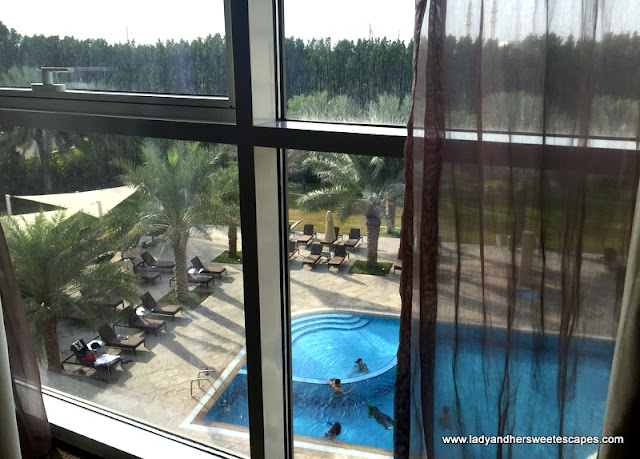 outdoor pool at Centro Sharjah hotel