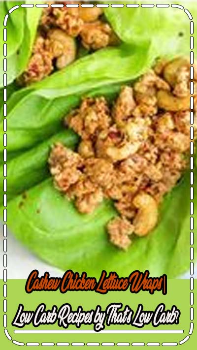 Cashew Chicken Lettuce Wraps for dinner tonight! A easy and delicious recipe that quickly whips together in under 30 minutes. #lowcarb #keto #lowcarbdinner #lowcarbrecipe #lowcarbrecipes #ketorecipes #recipe #recipes #ketodiet #chicken #chickenrecipes #chickendinner via @thatslowcarb