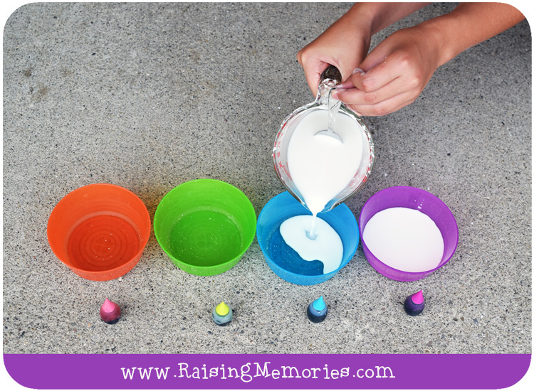 Tutorial How to Make Sidewalk Chalk Paint