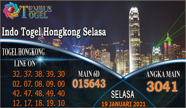 Bocoran Indo Togel Hongkong - Hari Selasa 19 Januari 2021