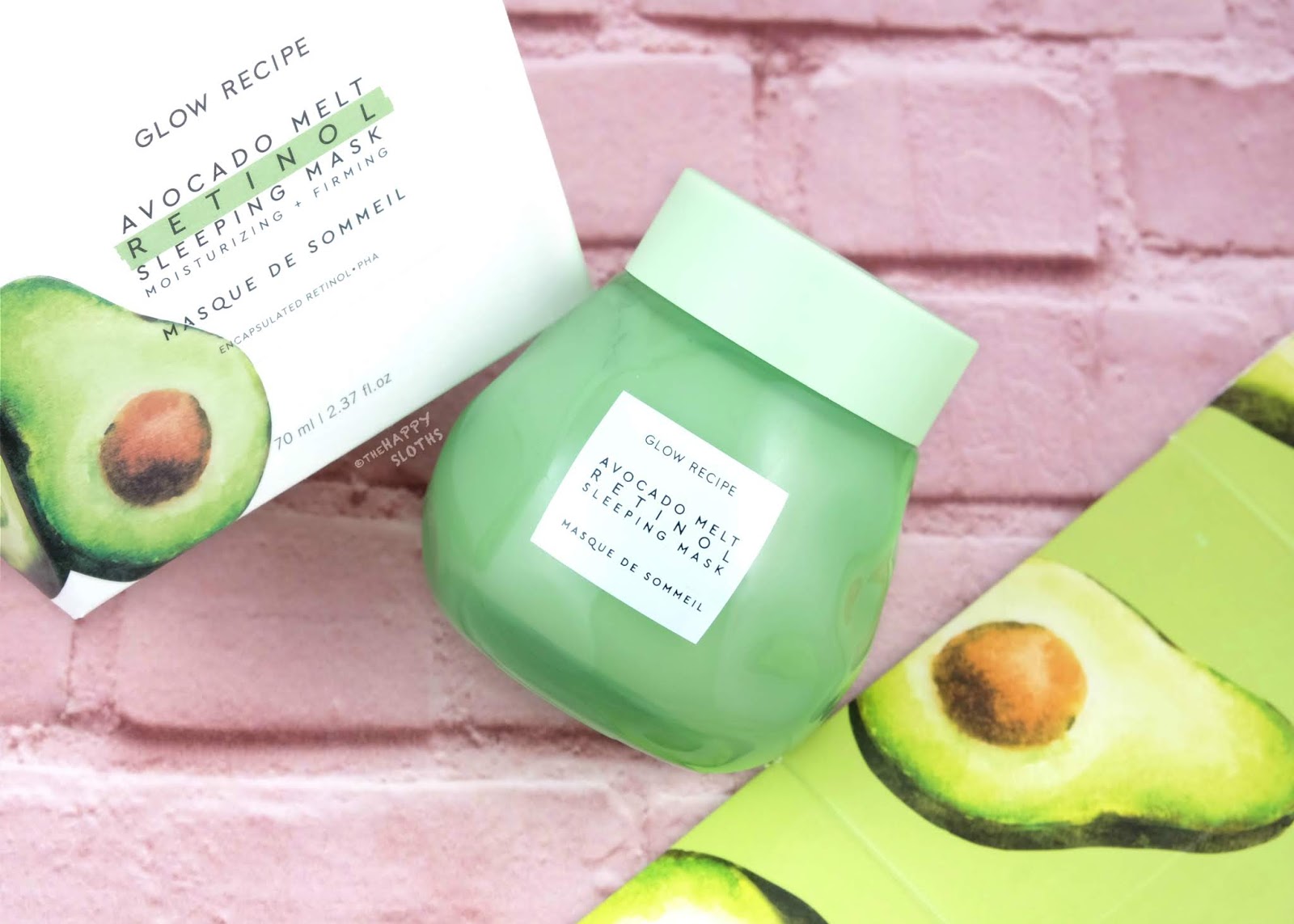 Glow Recipe Avocado Melt Retinol Sleeping Mask Review The Happy Sloths Beauty, Makeup, and
