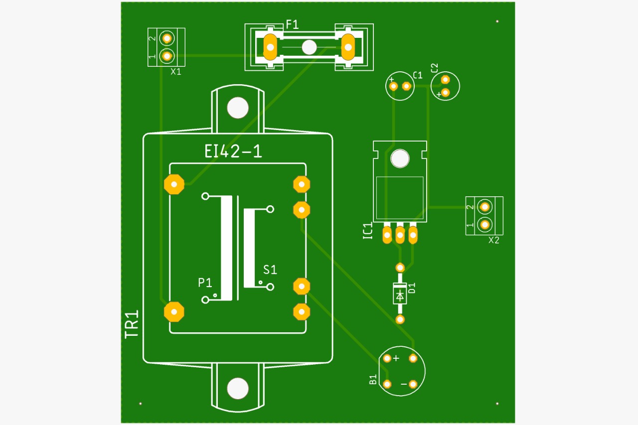 Designing linear regulated power supply for 12V 1A