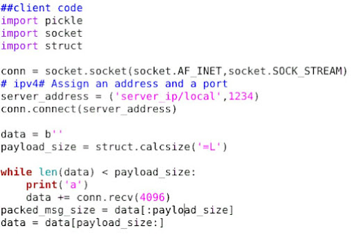 Technical: Socket programming with python(sending text messages and ...