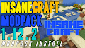 HOW TO INSTALL<br>InsaneCraft Modpack [<b>1.12.2</b>]<br>▽