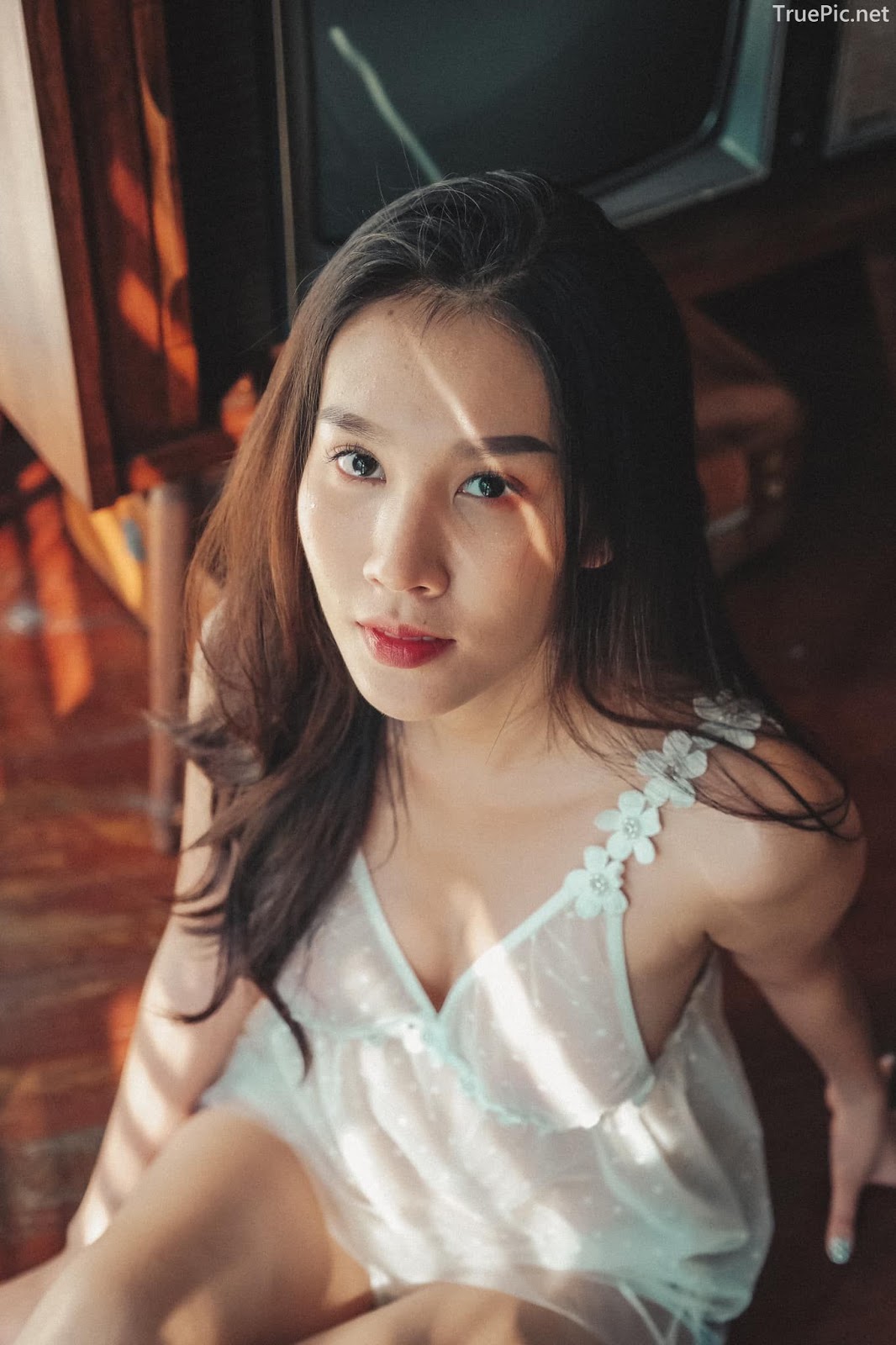 Thailand model - Ssomch Tanass - Sexy in Transparent Ultra-thin Lingerie - TruePic.net - Picture 24