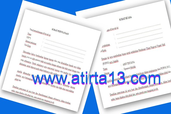 Unduh Surat Kuasa Dan Surat Pernyatan Untuk Entry Data Pupns
