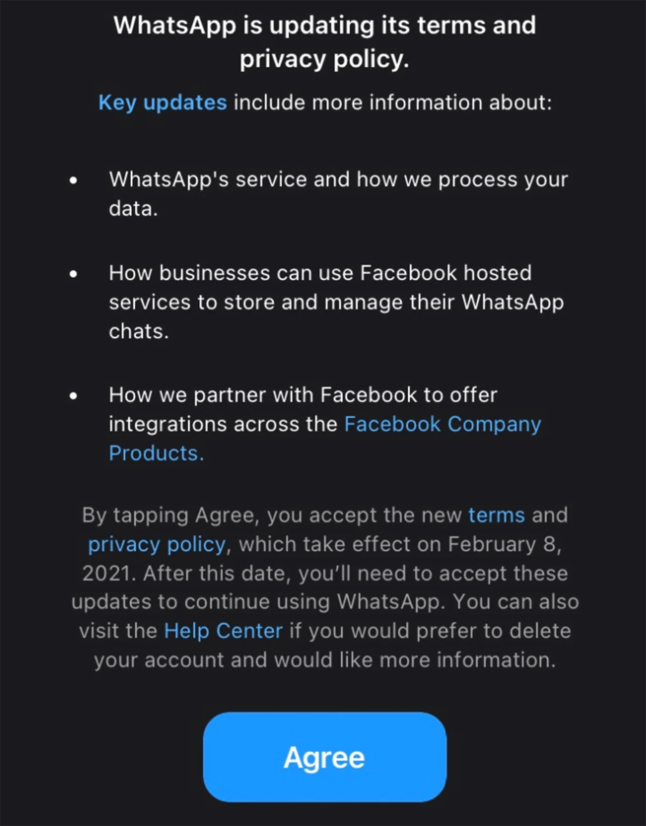 policy baru whatsapp 2021