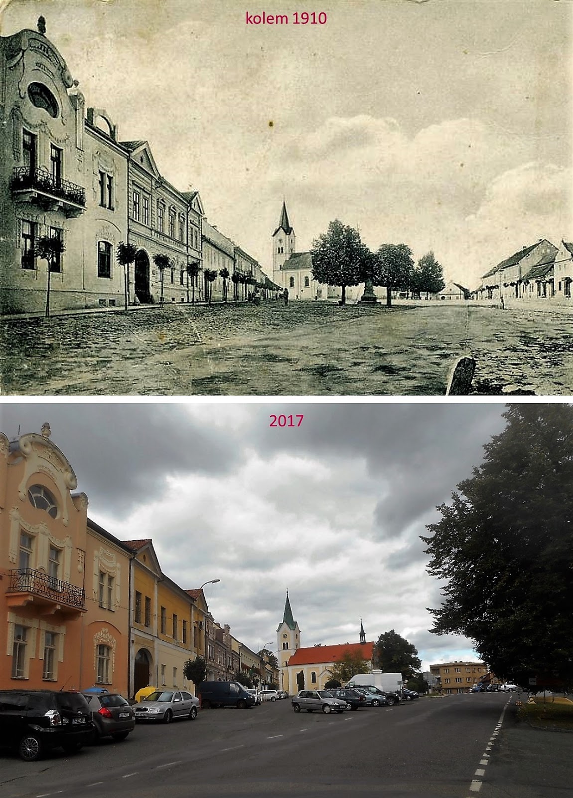 Přehled srovnávacích fotek SEDLEC (Středočeský kraj)