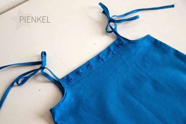 Embroidered Popover Sundress - Pienkel.com