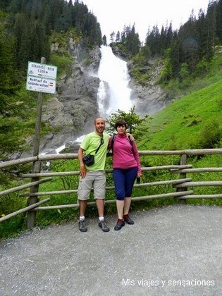 Las cascadas de Krimml, Parque Nacional Hohe Tauern, Austria