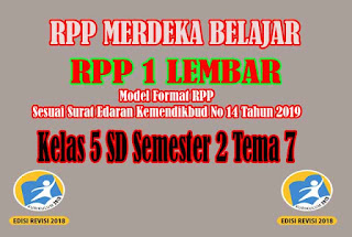 RPP Merdeka Belajar SD Kelas 5 Semester 2