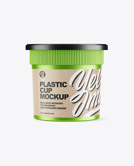 Download Metallized Plastic Cup Mockup Yellowimages Mockups