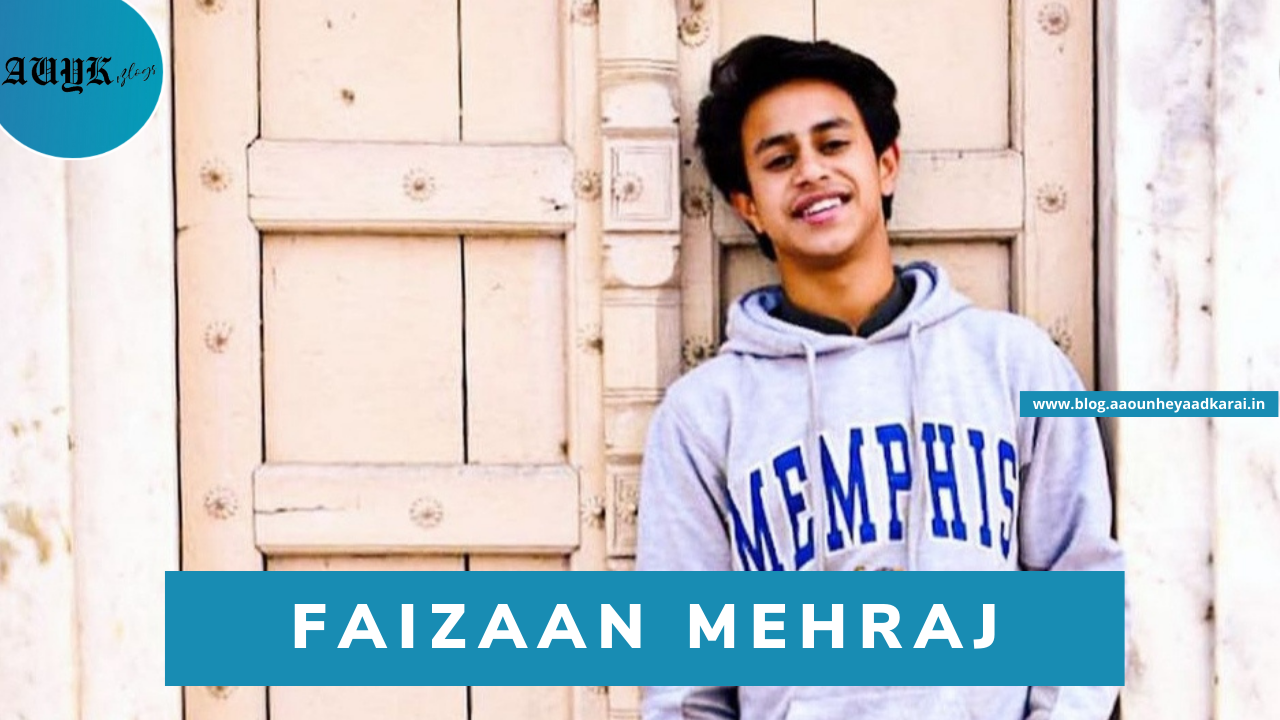 Faizan Mehraj: the young, talented and stand-up comedian from Kashmir also a co-founder of AUYK