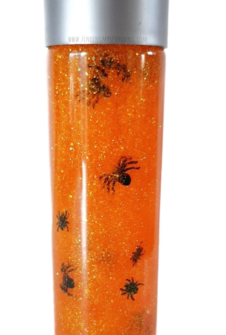 DIY Halloween Spider Sensory Bottle Finding Myself Young
