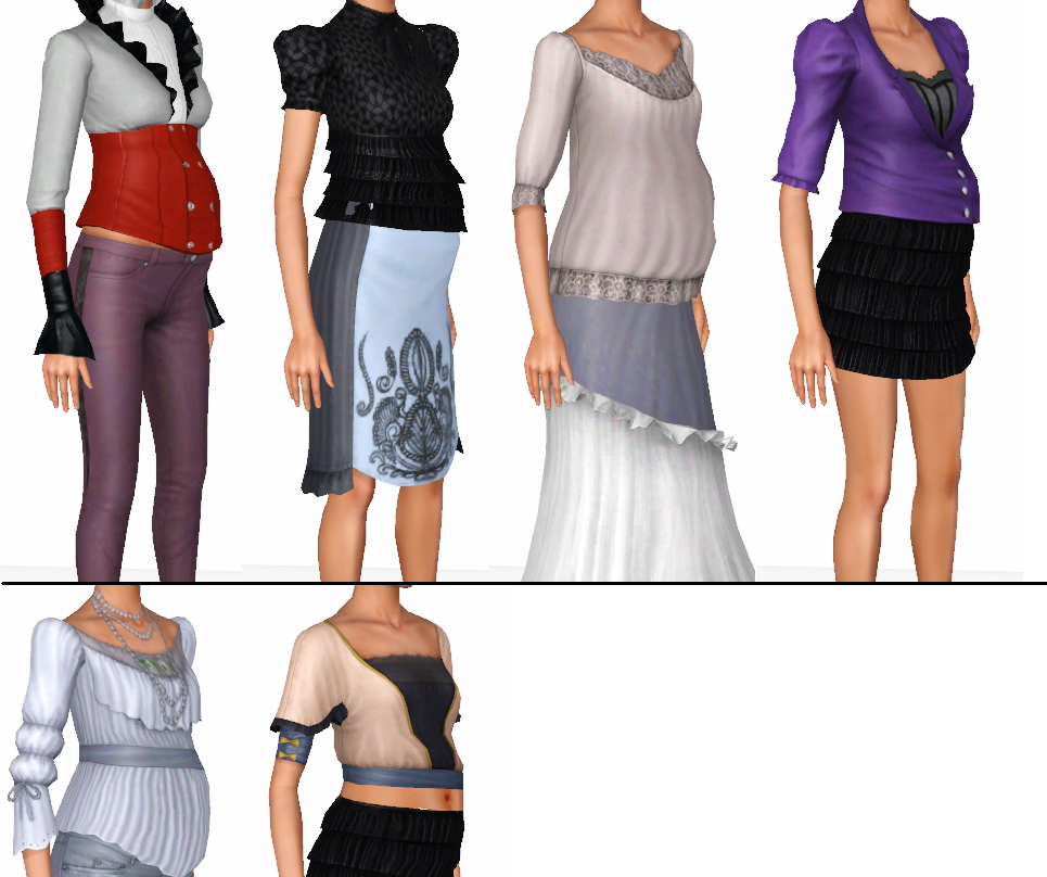 My Sims 3 Blog Generations And Supernatural Maternity Defaults By