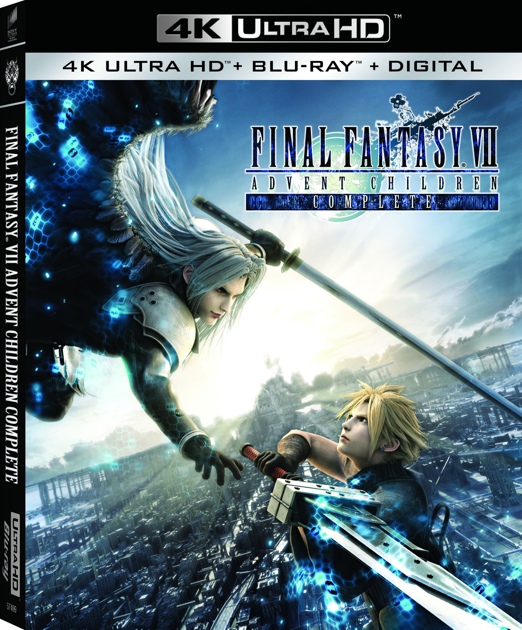 Final Fantasy VII: Advent Children Complete Remastered on 4K - Available June 8 (Sony Pictures) Slipcover Case Final Fantasy VII: Advent Children Complete Remastered on 4K - Available June 8 (Sony Pictures) Slipcover Case