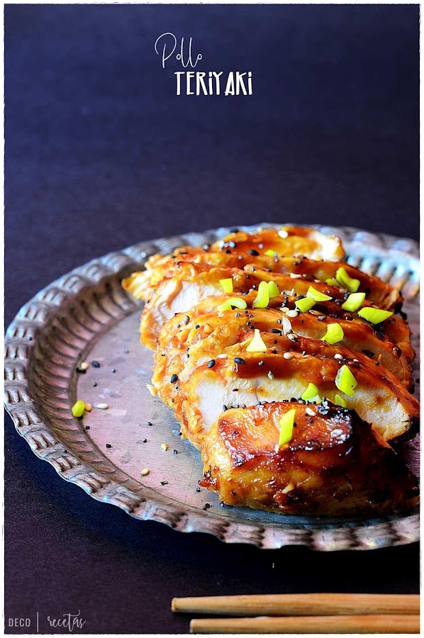 Pollo con salsa teriyaki