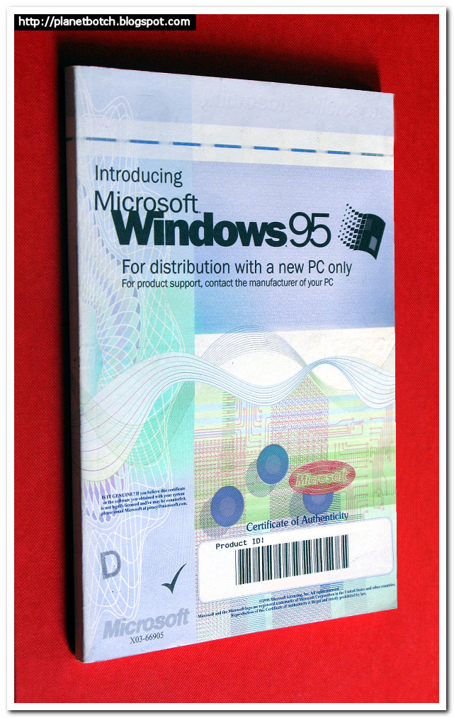 Manual for Windows 95