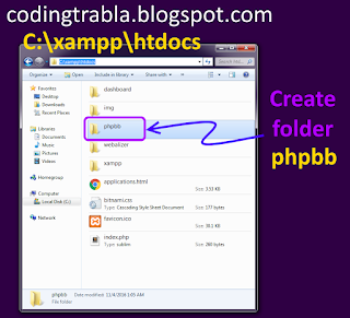 Install phpBB  3.1.10 PHP forum bulletin board on windows 7 localhost XAMPP tutorial 8