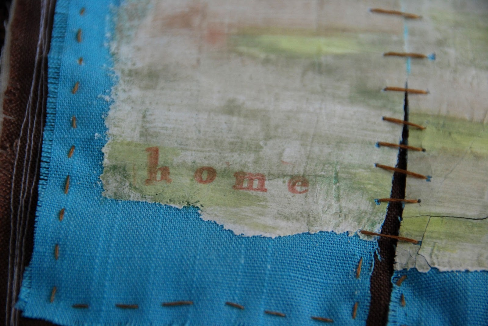 All Things Belle An Experiment With Plaster, Watercolors, Fabric and