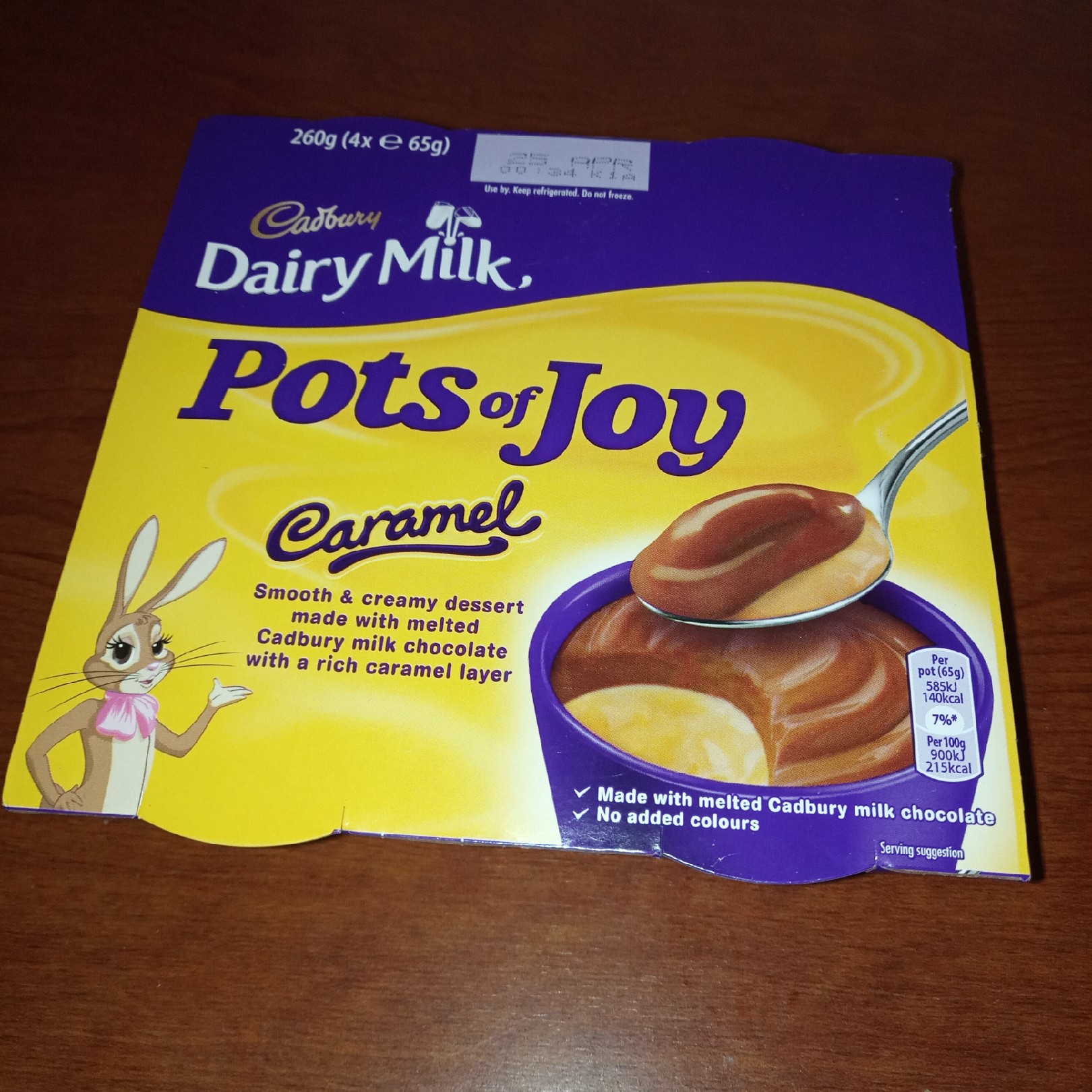Supersupergirl's Food Reviews Cadburys Pots of Joy caramel