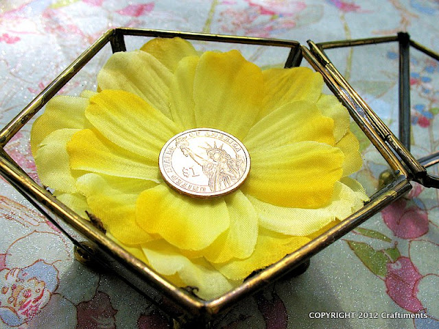 Craftiments:  Thrift store music box repurposed as a tooth fairy box