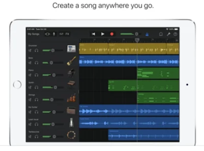 تحميل تطبيق GarageBand لصناعة الموسيقى و تسجيل الصوت