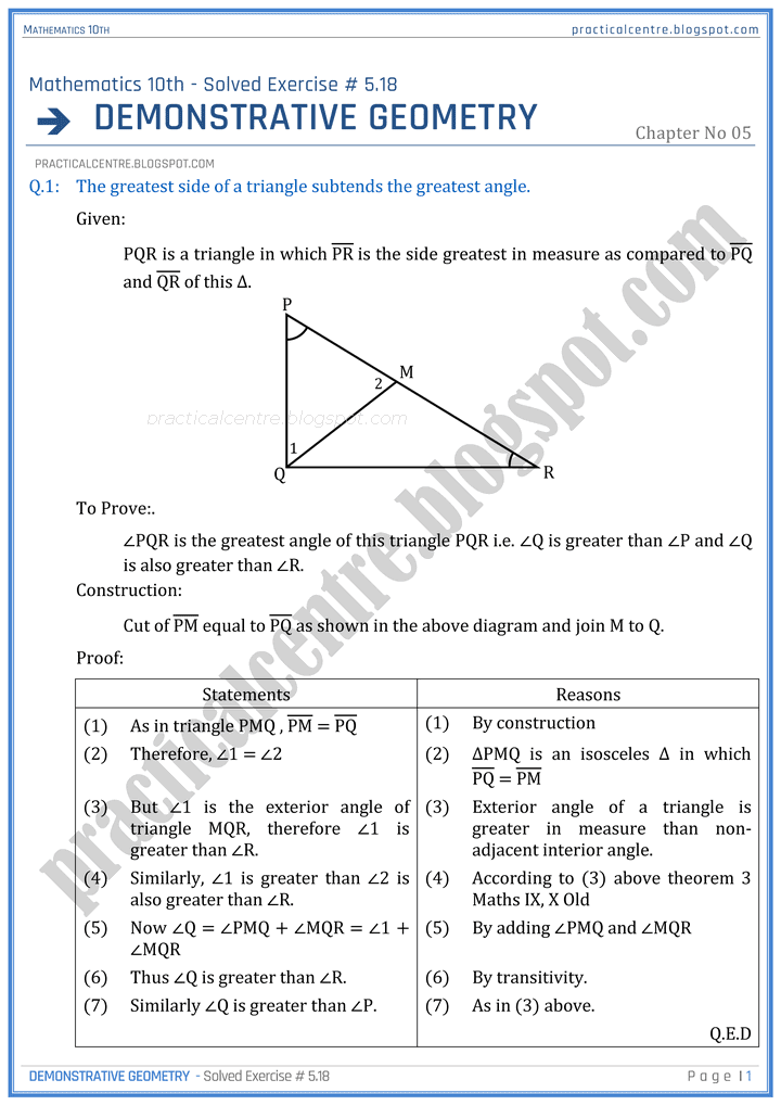 demonstrative-geometry-exercise-5-18-mathematics-10th
