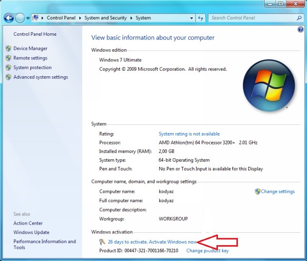 Windows 7 Loader Activator By Daz