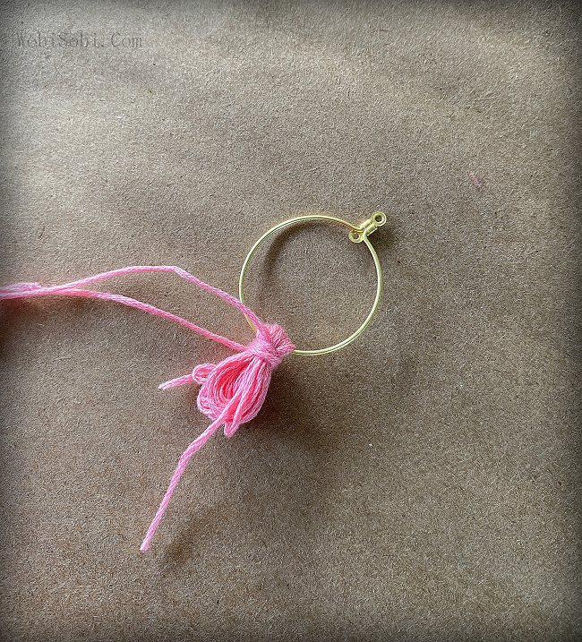 WobiSobi Ombre Tassle Earrings DIY