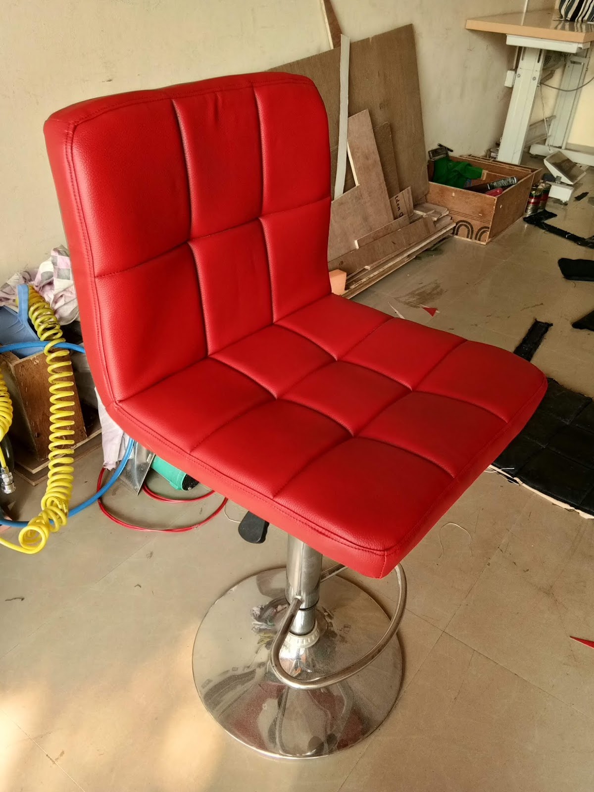 Red Pub Chair