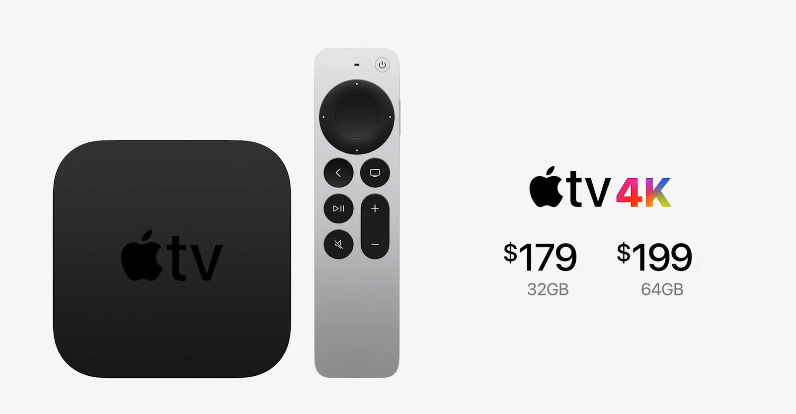 Apple TV 4K 179 Dolar 32 GB 199 Dolar 64 GB Sürümleri