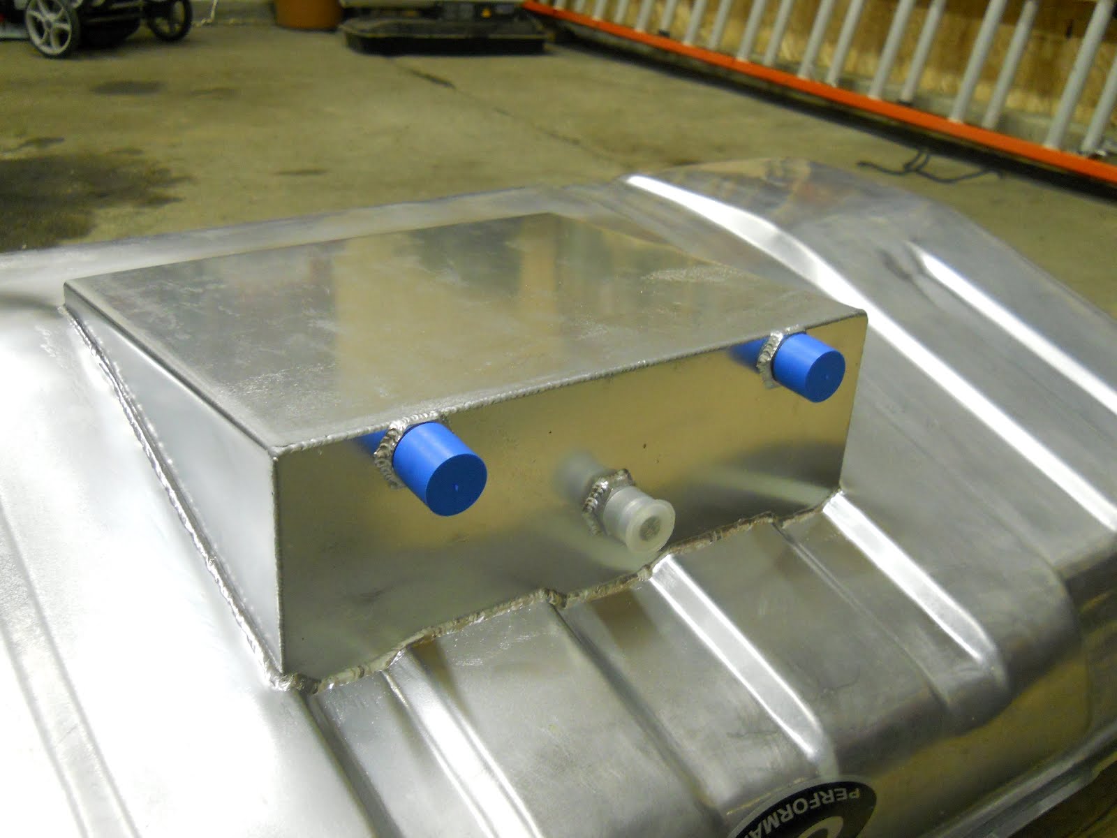 Motor City Muscle 1969 Camaro gas tank with rear sump and internal baffles